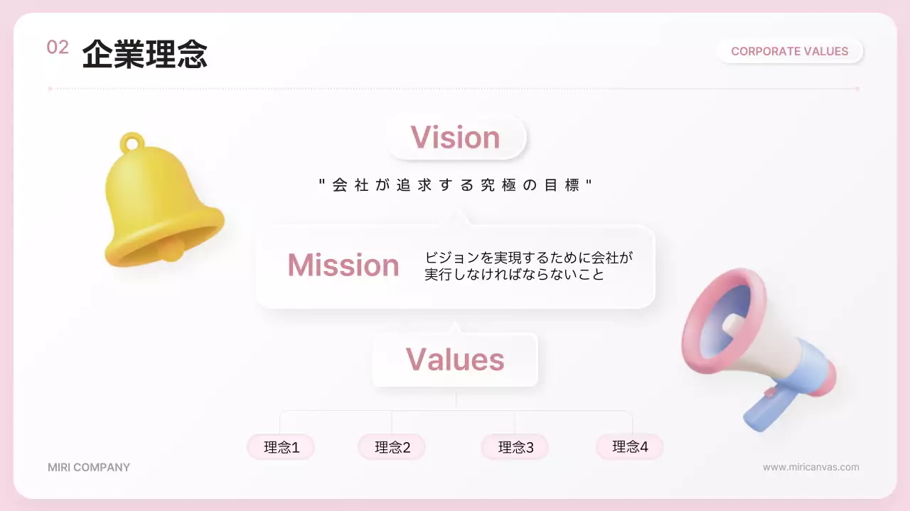 ピンク かわいい 研修 資料 プレゼンテーション