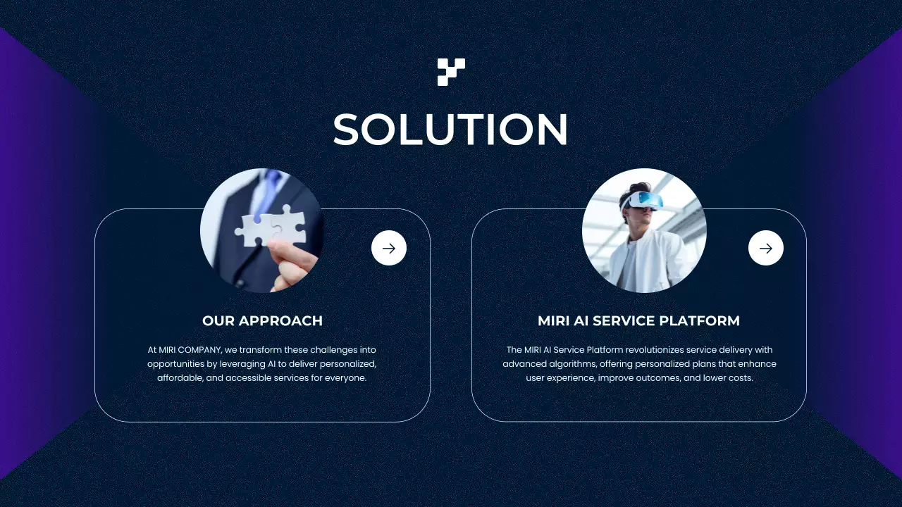 퍼플 모던 비즈니스 피치 프레젠테이션