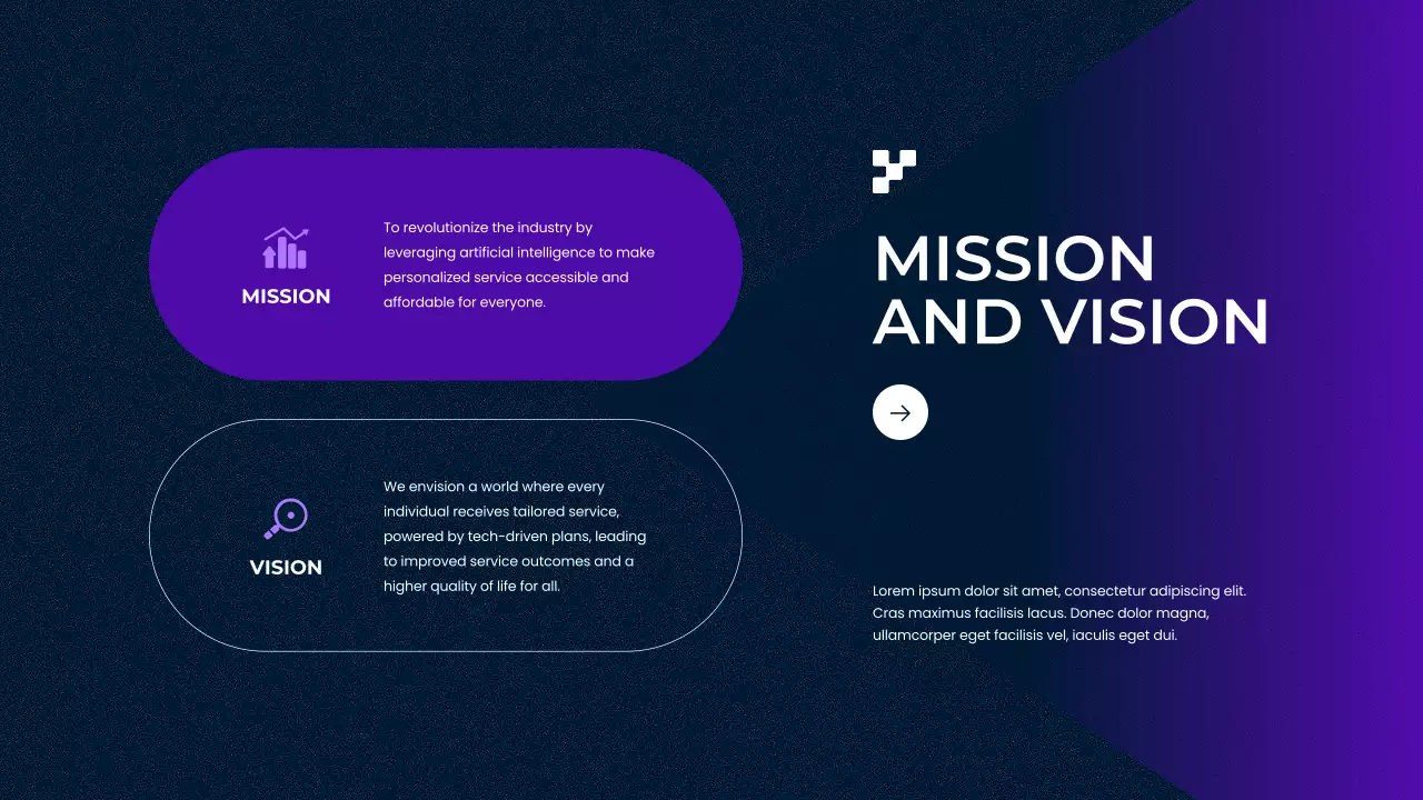 퍼플 모던 비즈니스 피치 프레젠테이션