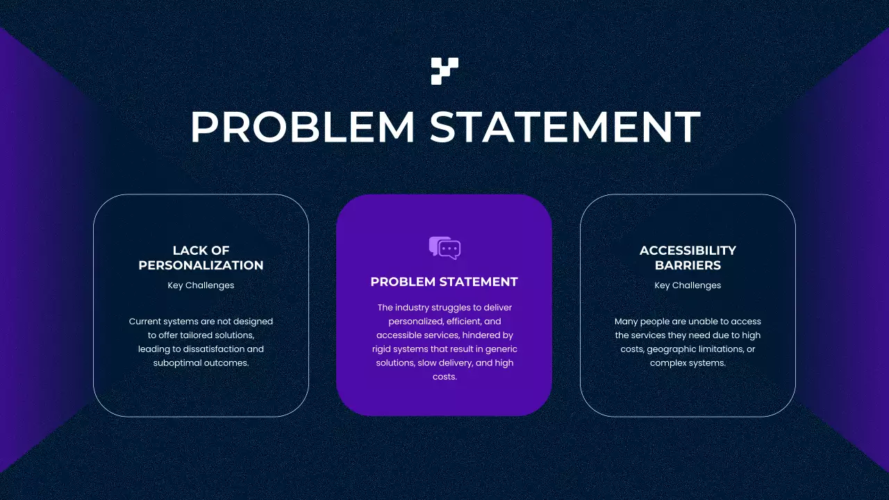 퍼플 모던 비즈니스 피치 프레젠테이션