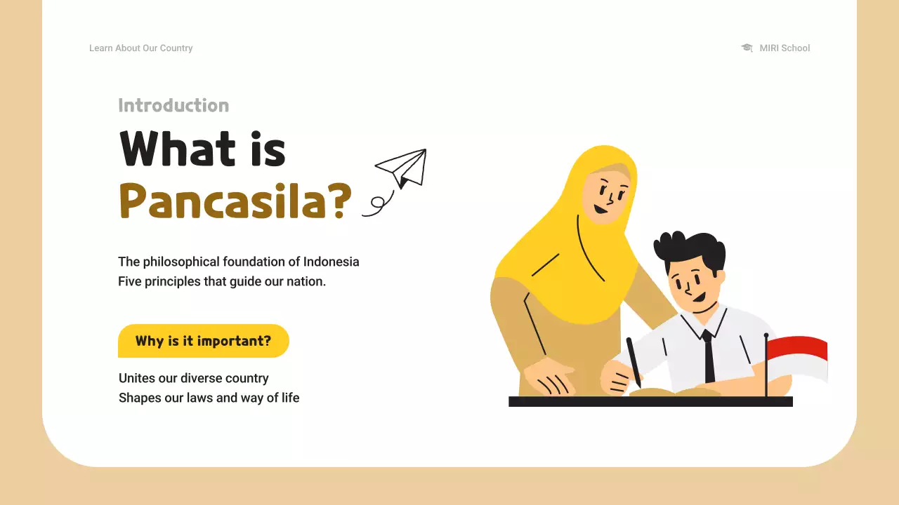 옐로우 심플 교육 가이드 프레젠테이션