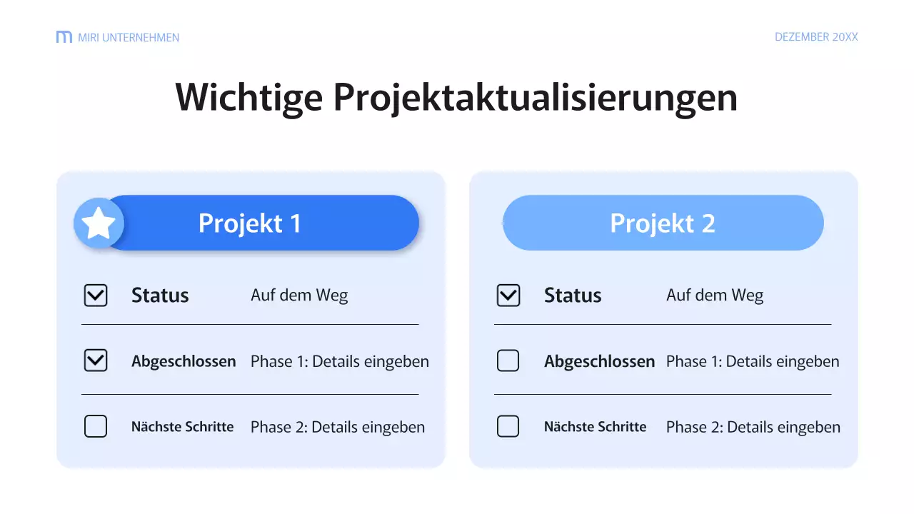 blue modern business report Dokument