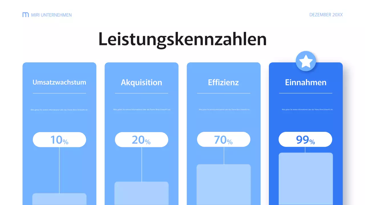 blue modern business report Dokument