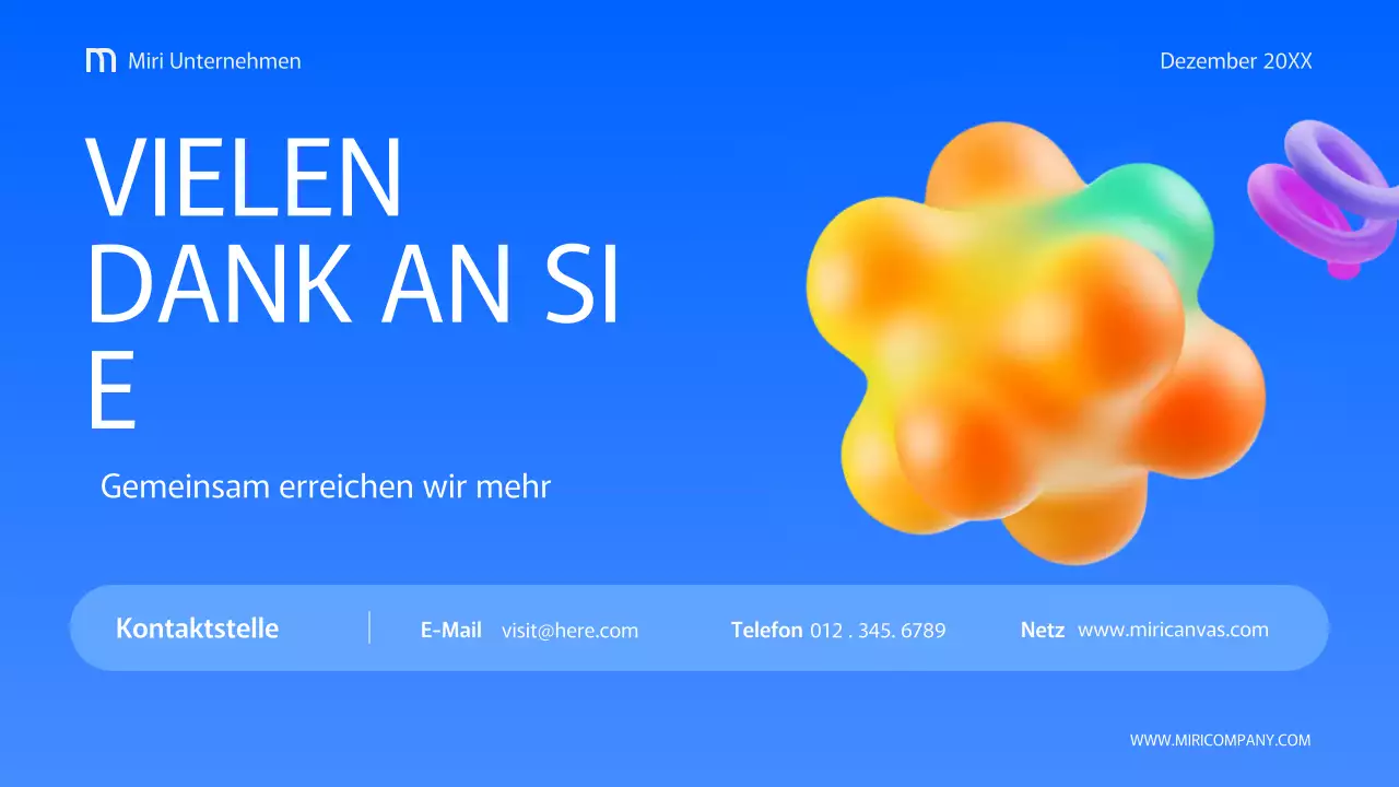 blue modern business report Dokument