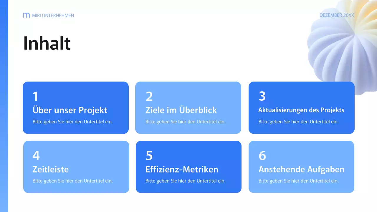 blue modern business report Dokument