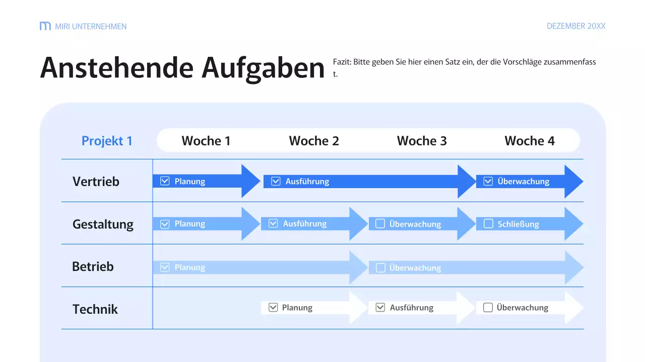 blue modern business report Dokument