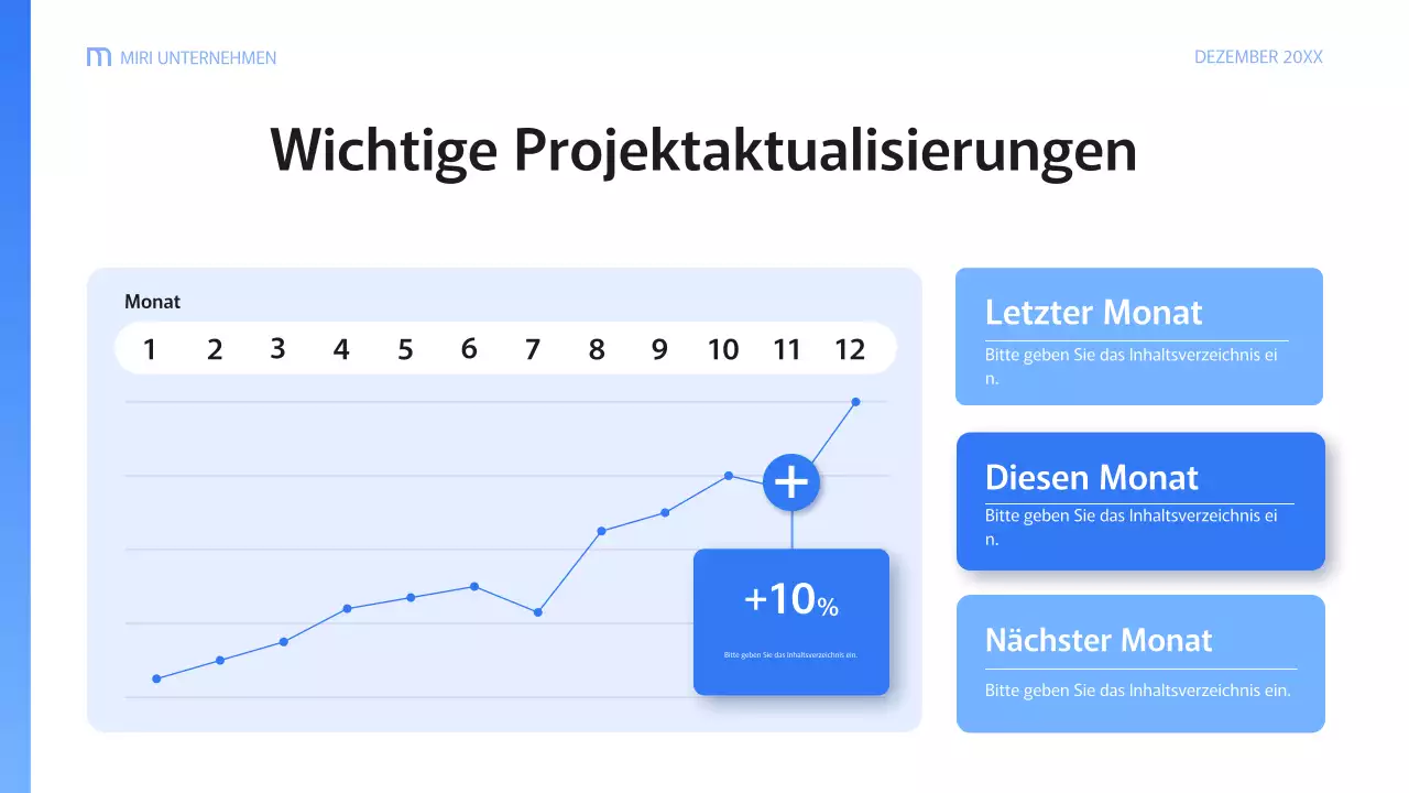 blue modern business report Dokument