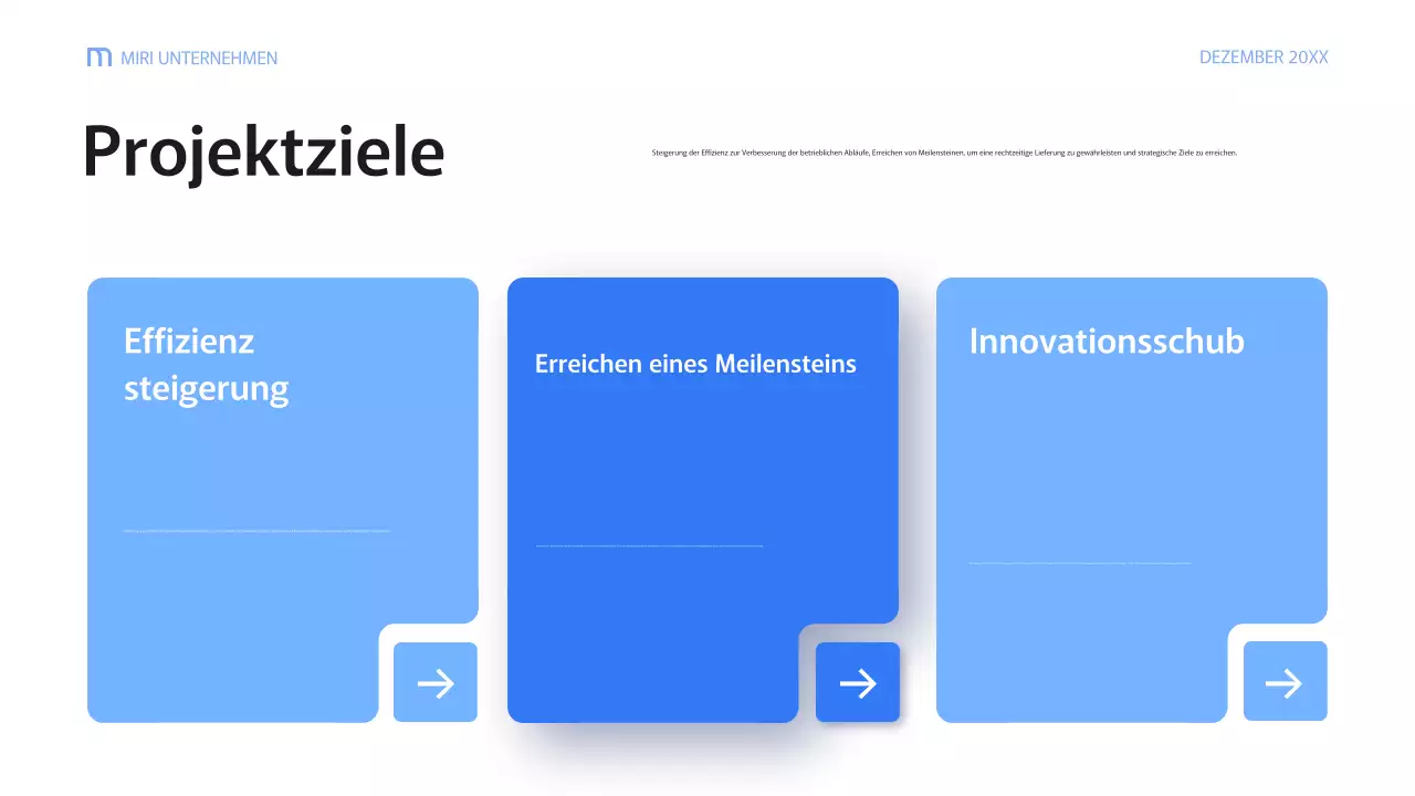 blue modern business report Dokument