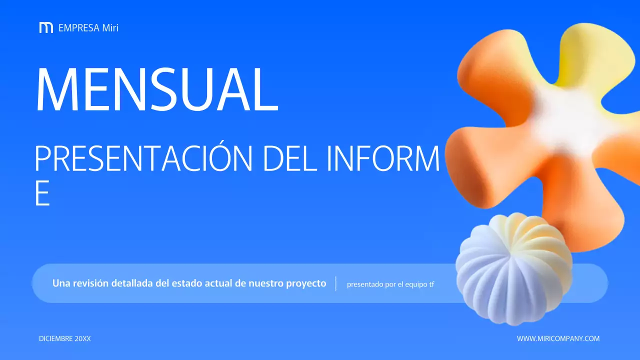 documento blue modern business report