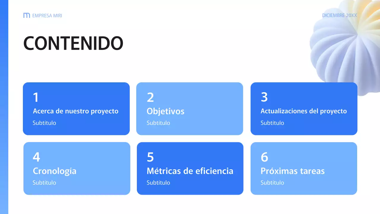 documento blue modern business report