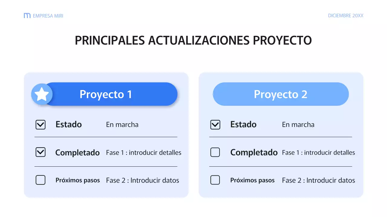 documento blue modern business report