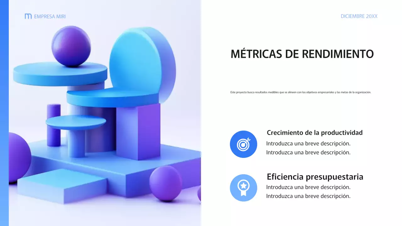 documento blue modern business report