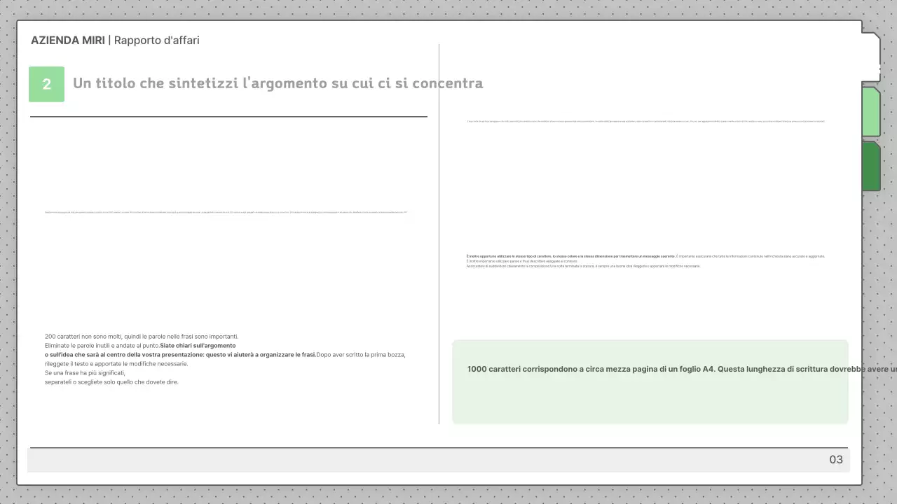 Descrizioni predefinite grigie dei rapporti di lavoro