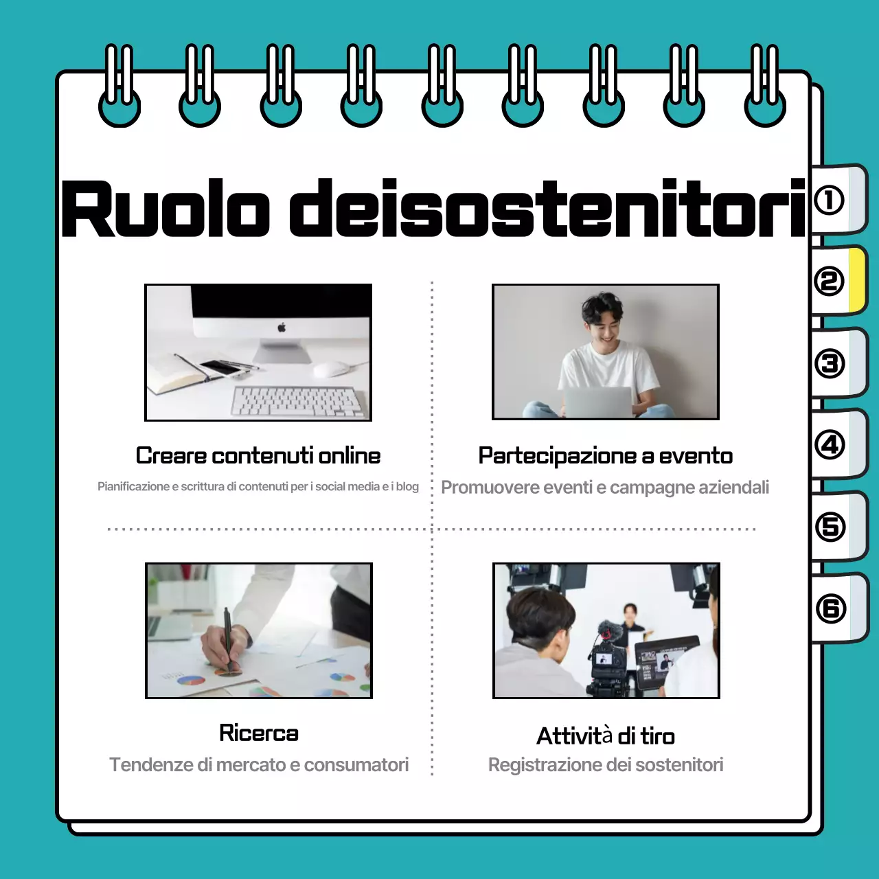 Avviso di reclutamento di studenti universitari per sostenitori aziendali, azzurro e pulito