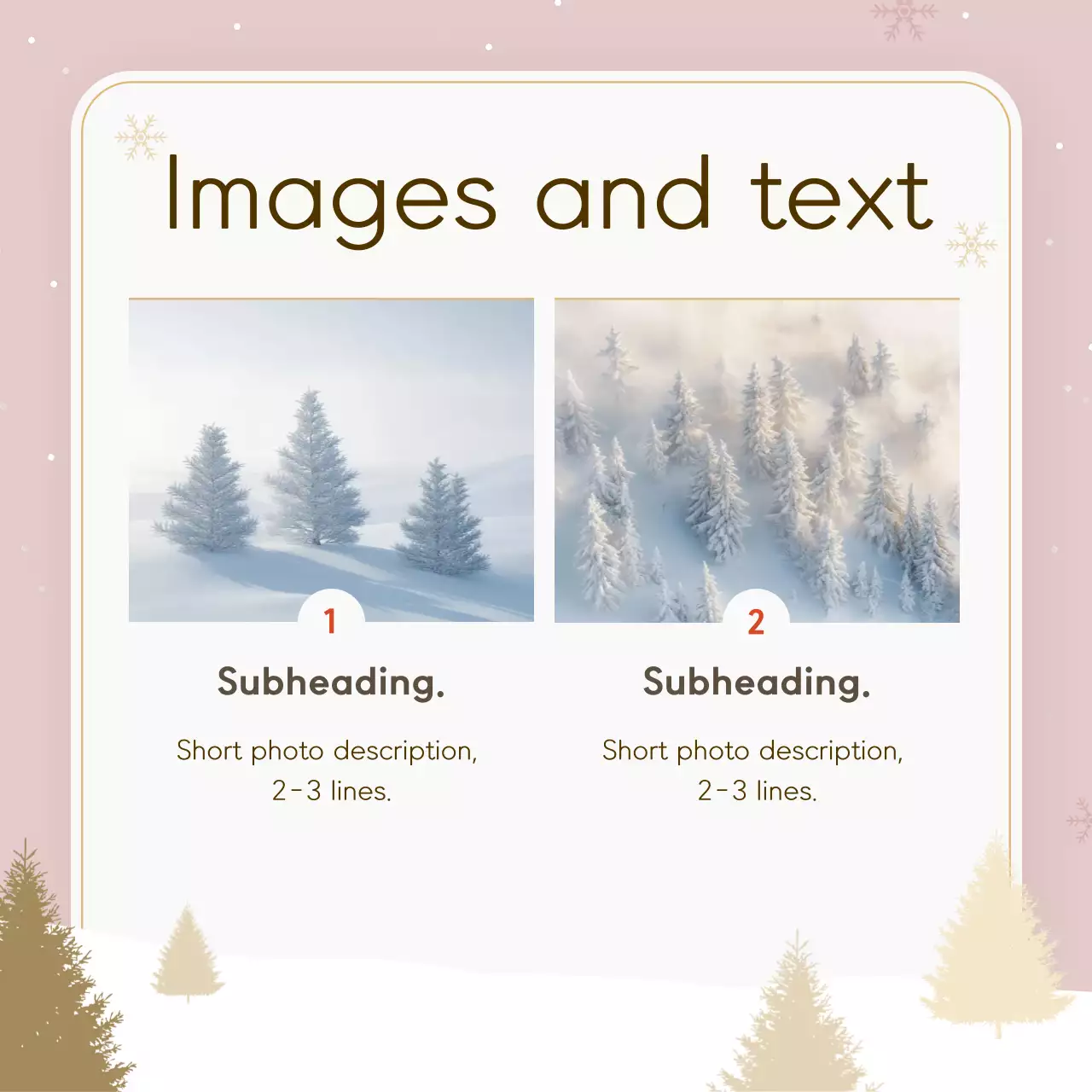 Beige Simple Winter Guide Instagram Carousel