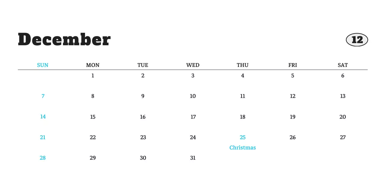 White neat pet photo calendar