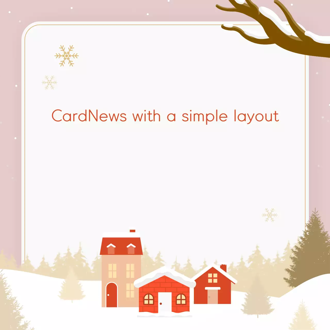 Beige Simple Winter Guide Instagram Carousel