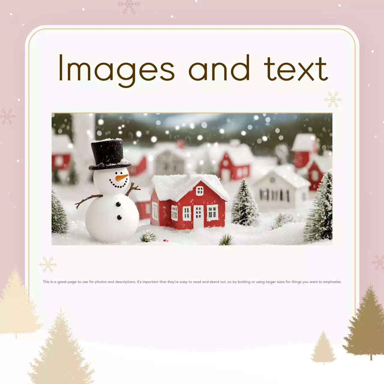 Beige Simple Winter Guide Instagram Carousel