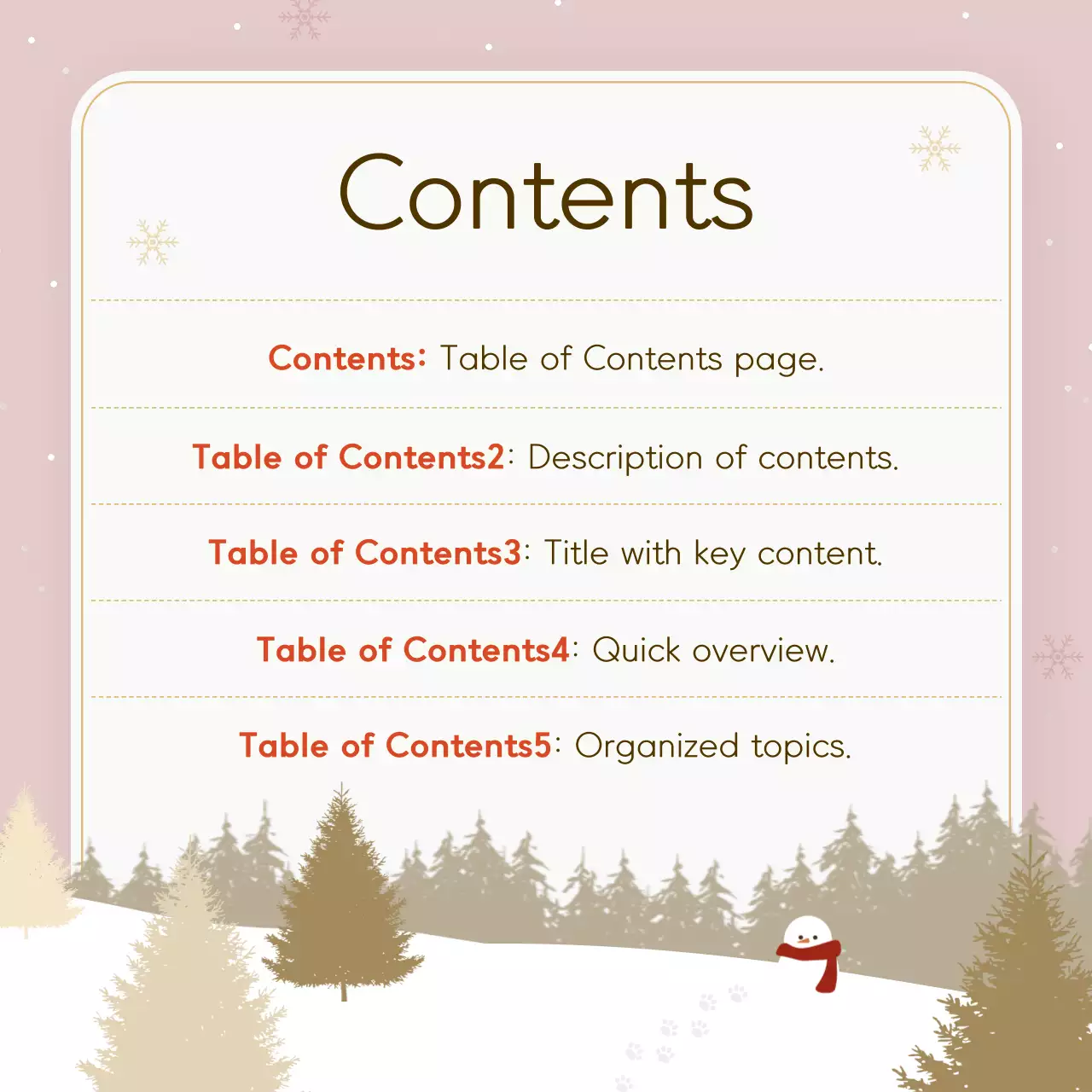 Beige Simple Winter Guide Instagram Carousel