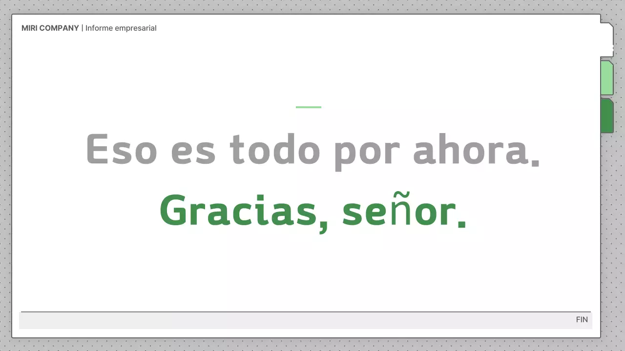 Descripciones grises por defecto de los informes comerciales