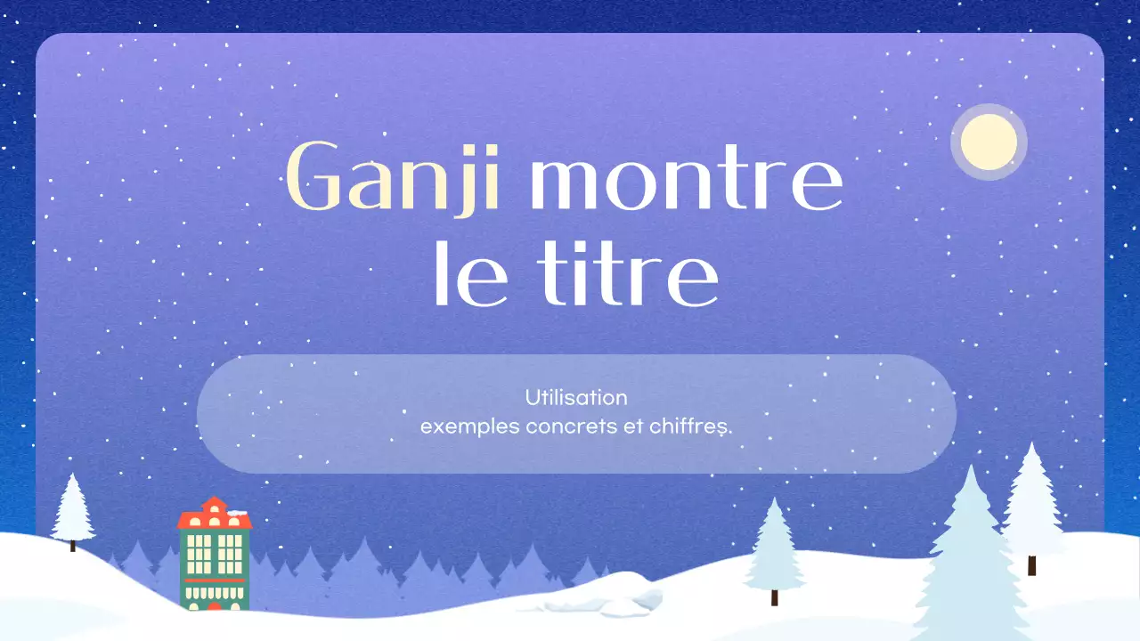 Arrière-plan hivernal simple et bleu Description