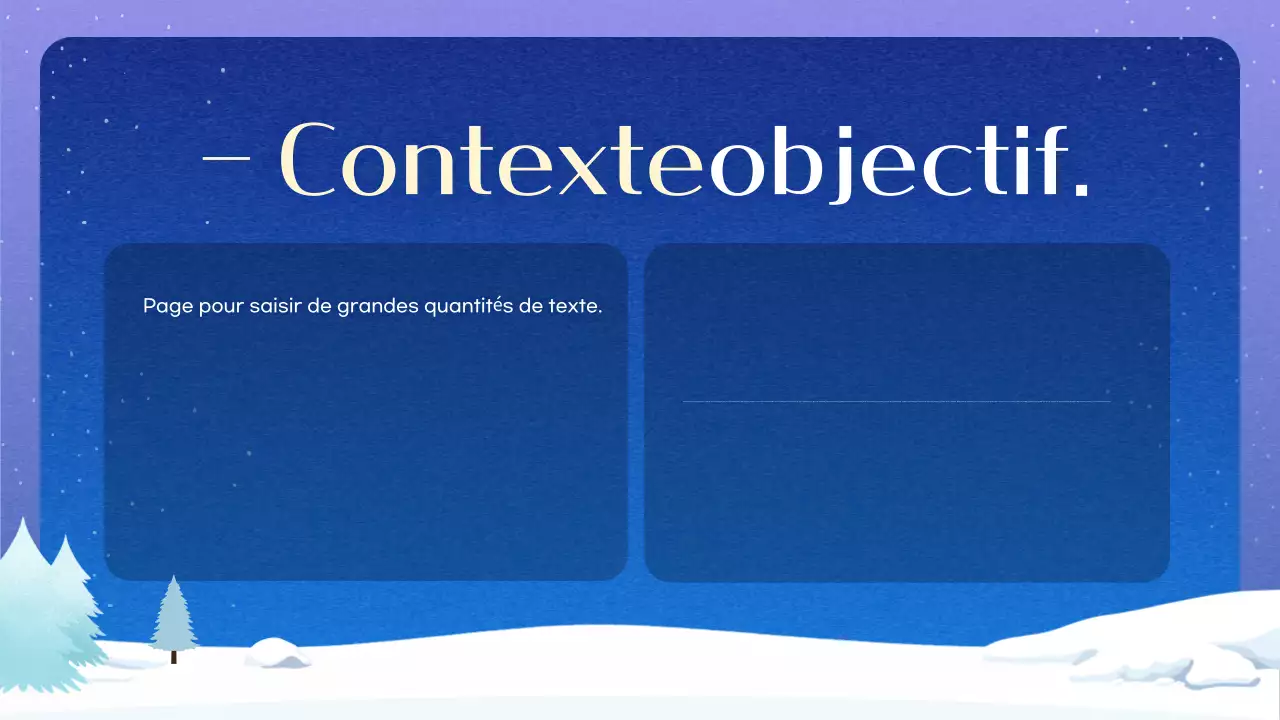 Arrière-plan hivernal simple et bleu Description