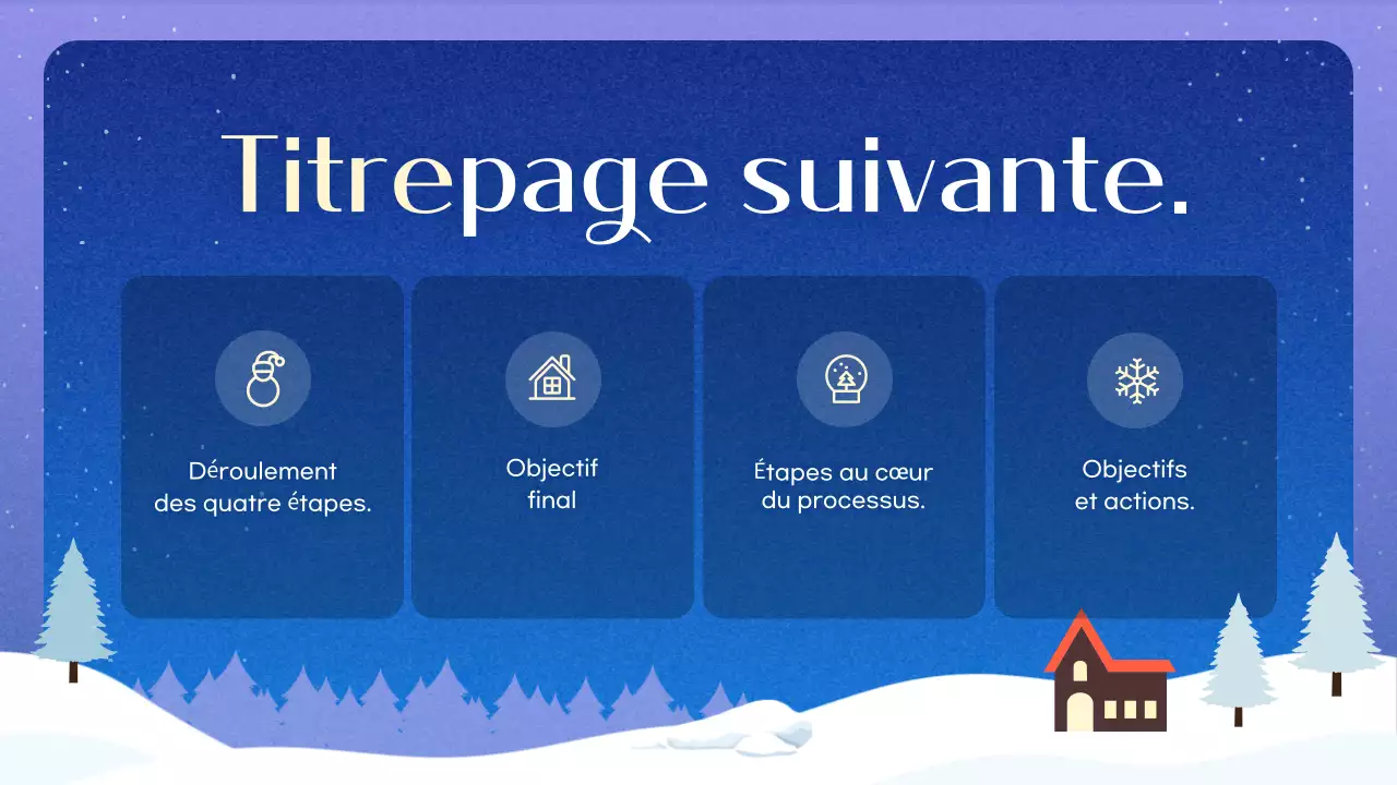 Arrière-plan hivernal simple et bleu Description