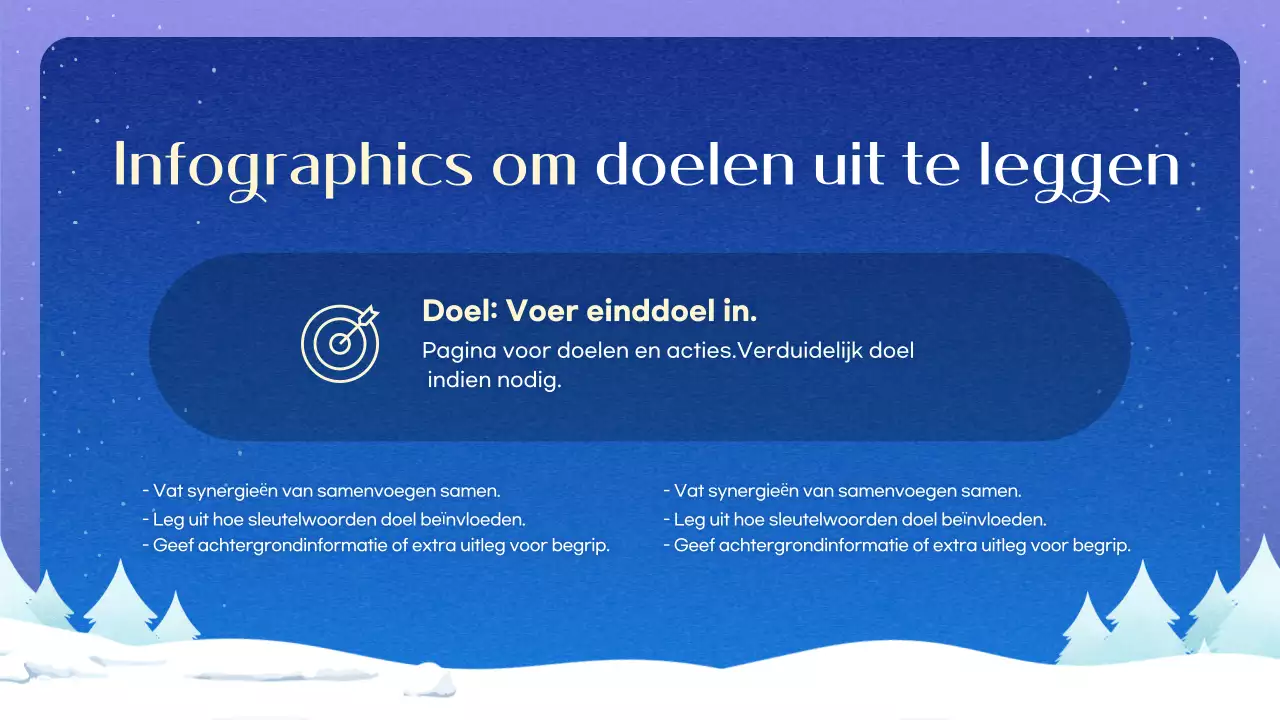 Blauwe Eenvoudige Winter Achtergrond Beschrijving