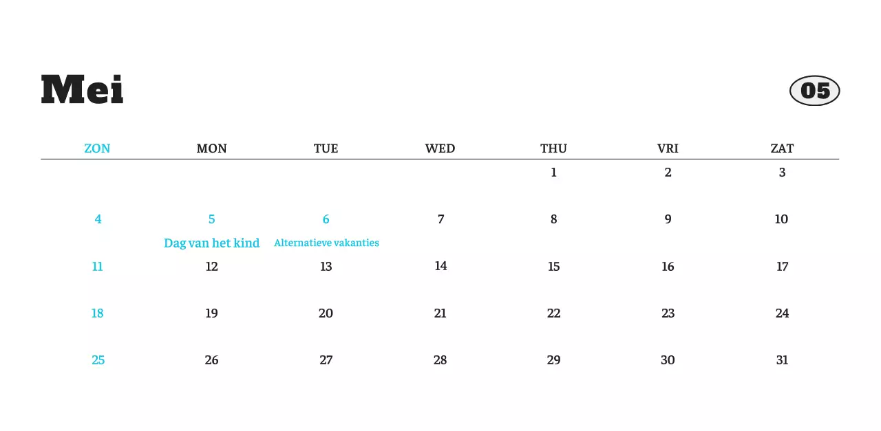 Witte Nette Ballet Dierenfotokalender