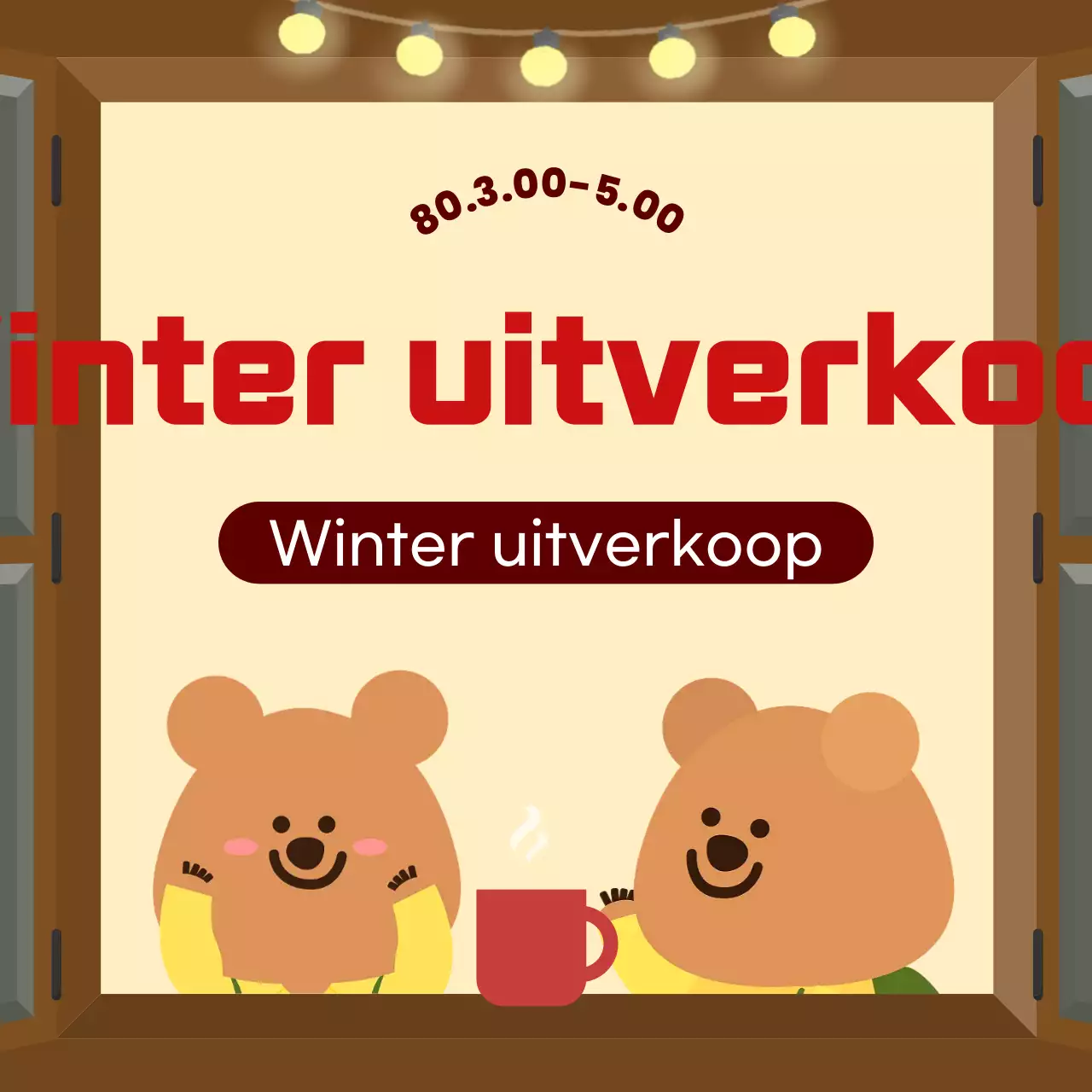 Lichtblauwe gezellige winterevenementen