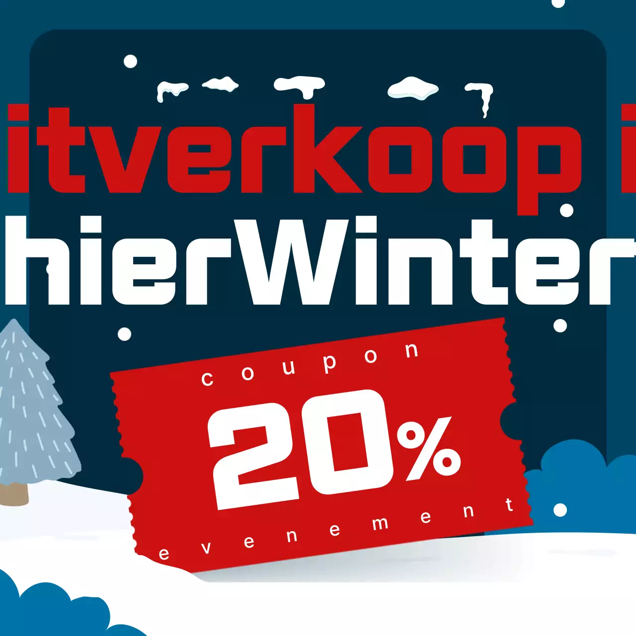 Lichtblauwe gezellige winterevenementen