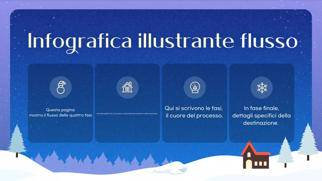 Blu semplice sfondo invernale Descrizione