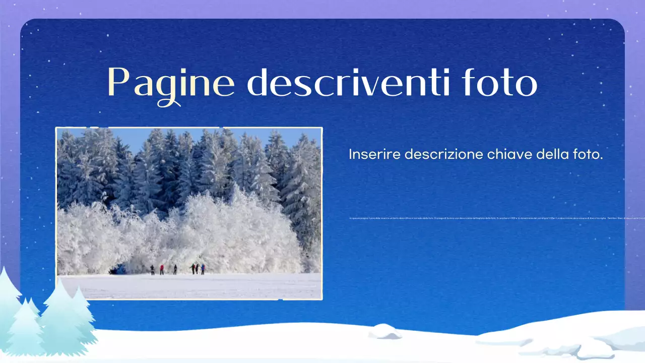 Blu semplice sfondo invernale Descrizione