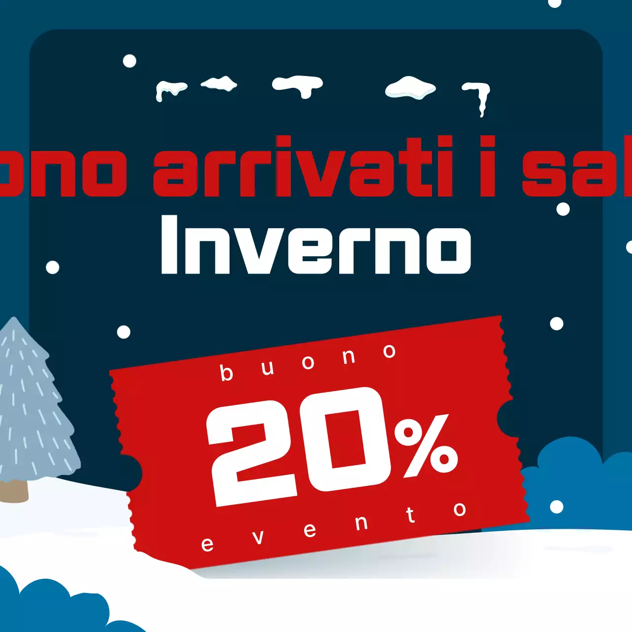 Eventi invernali di colore azzurro