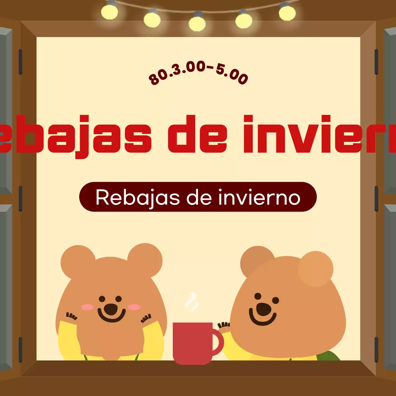 Eventos de invierno acogedores en azul claro