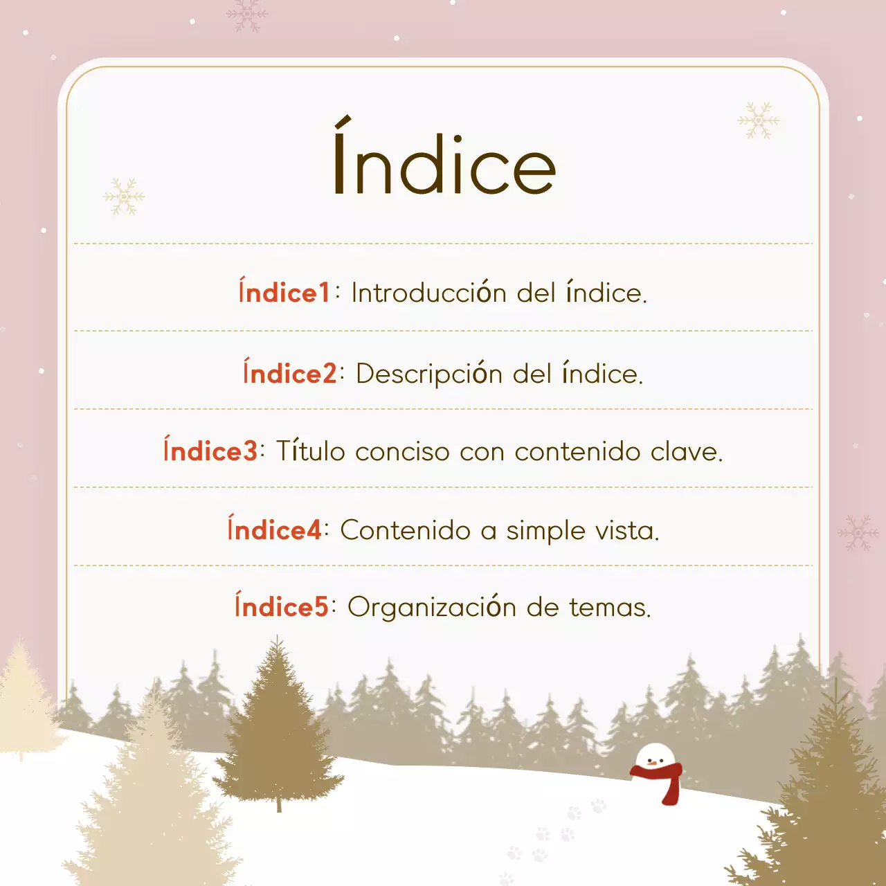 Guía de diseño sencillo en beige