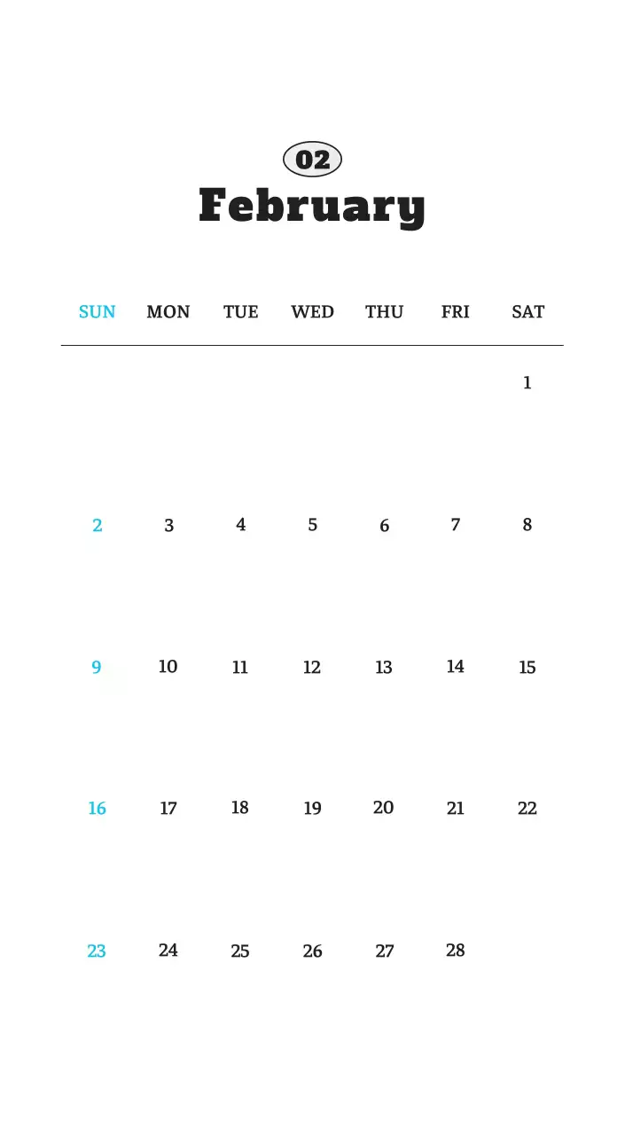 White neat pet photo calendar