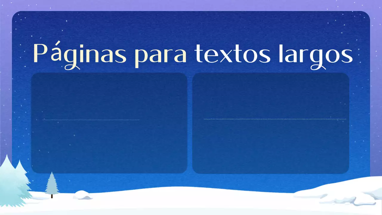 Fondo de invierno azul y sencillo Descripción