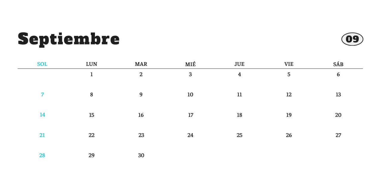 Ballet Blanco Neat Animal Foto Calendario