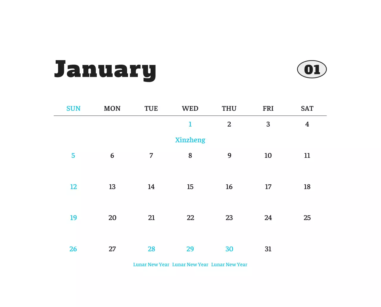 Kalender Foto Binatang Balet Putih Rapi