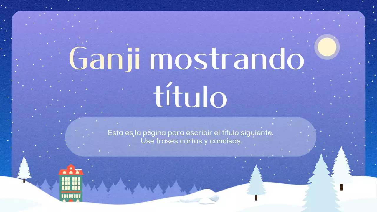 Fondo de invierno azul y sencillo Descripción