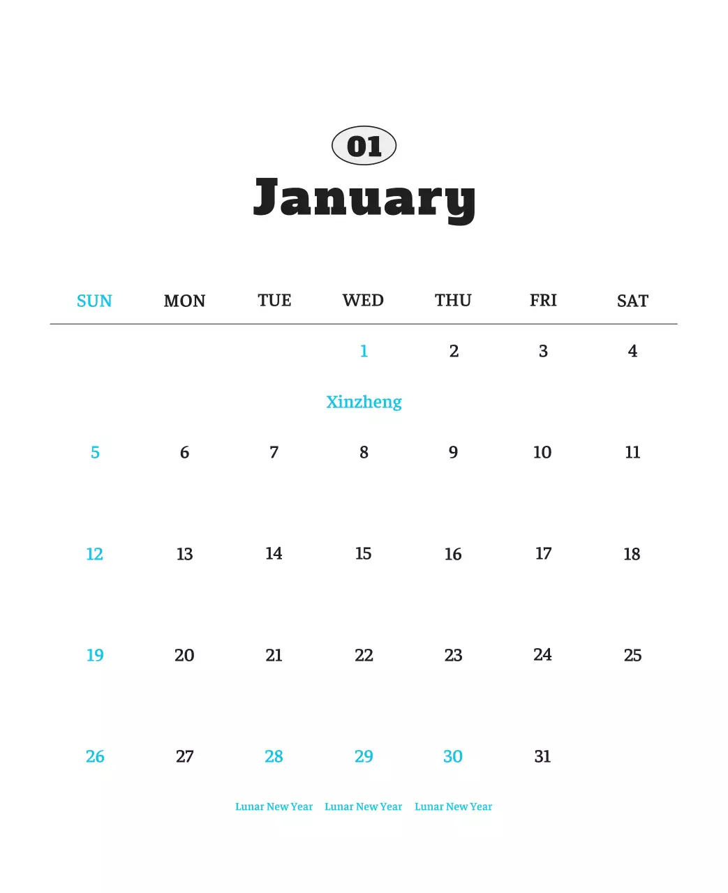 Kalender Foto Binatang Balet Putih Rapi