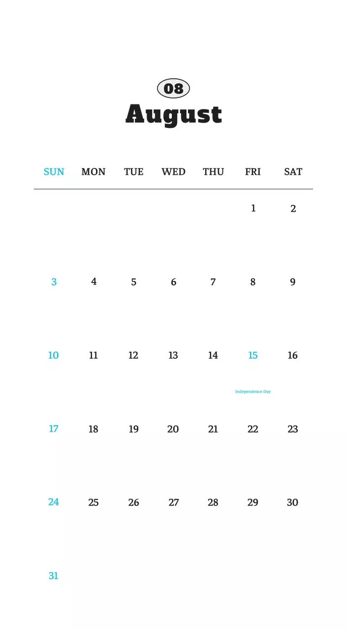 White neat pet photo calendar