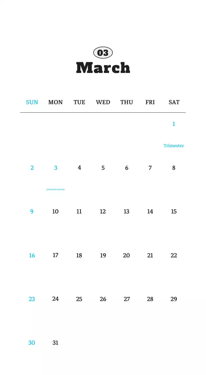 White neat pet photo calendar