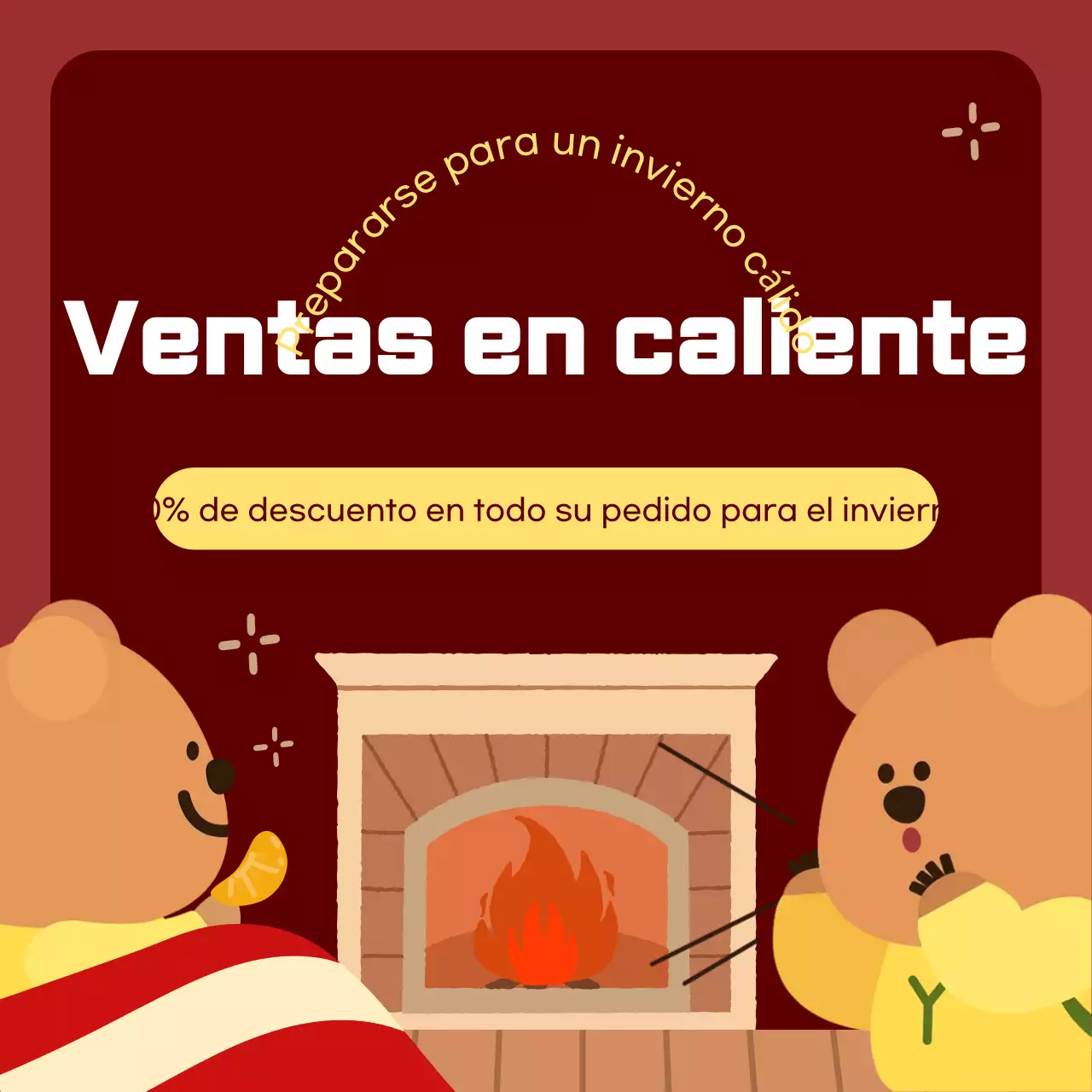 Eventos de invierno acogedores en azul claro