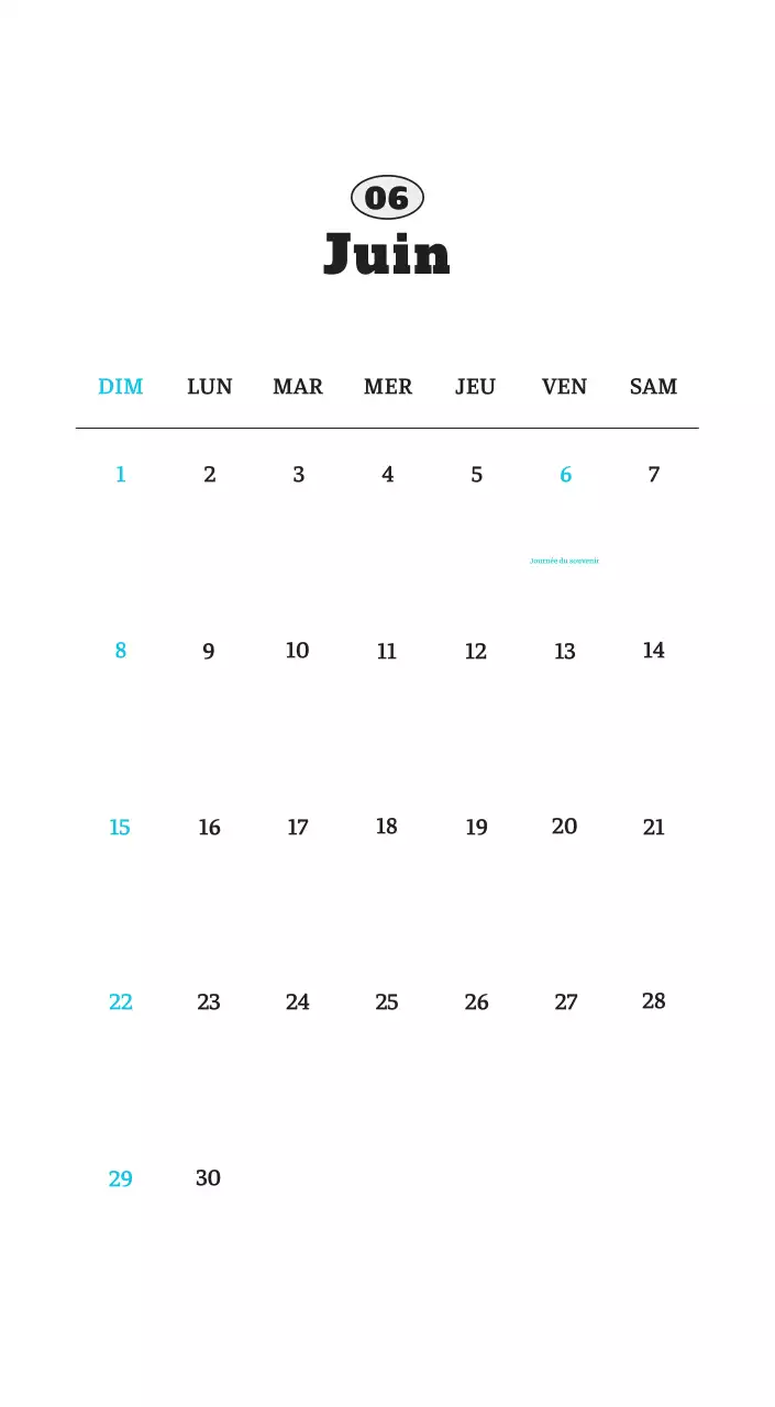 Calendrier photo blanc Neat Ballet Animal