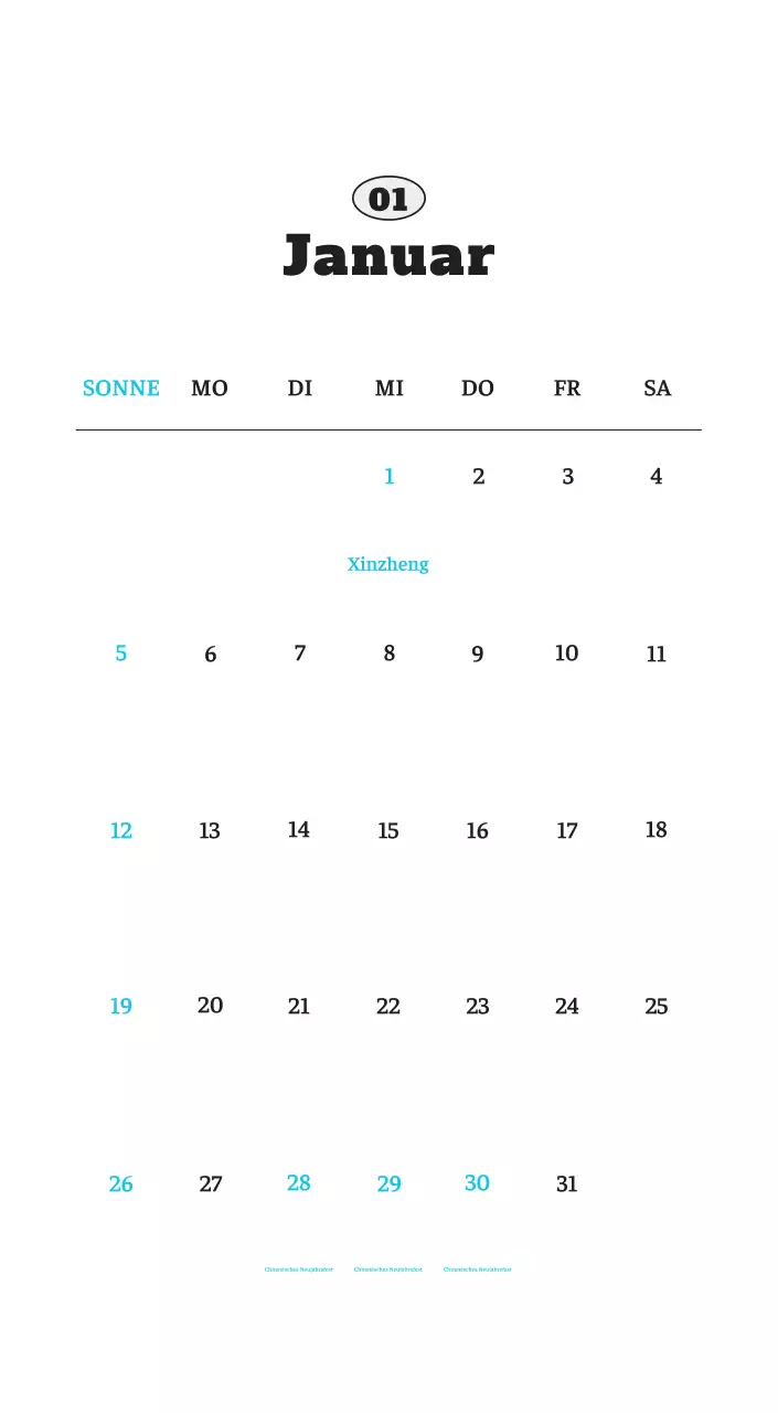 Weißer Neat Ballet-Tier-Fotokalender