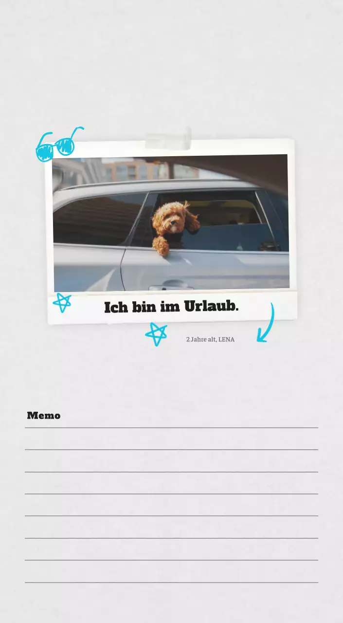 Weißer Neat Ballet-Tier-Fotokalender