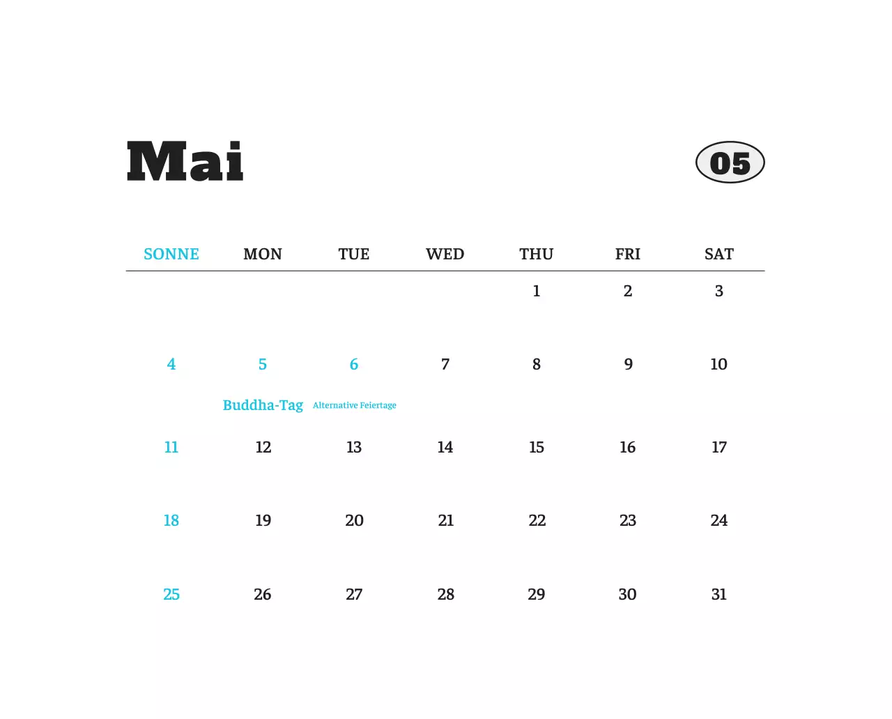 Weißer Neat Ballet-Tier-Fotokalender