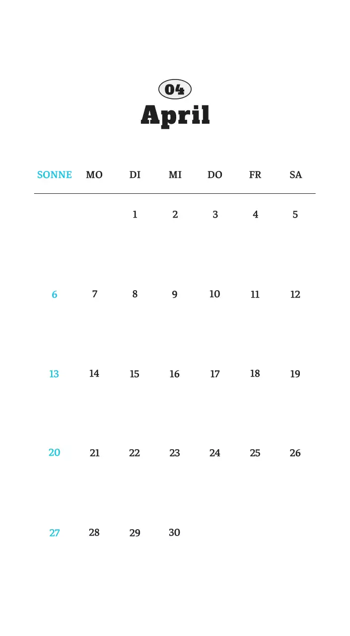 Weißer Neat Ballet-Tier-Fotokalender